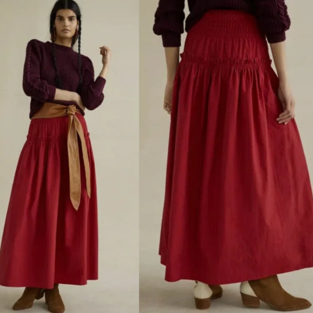 Nwt Mare Mare X Anthropologie Maxi Circle Skirt - Small